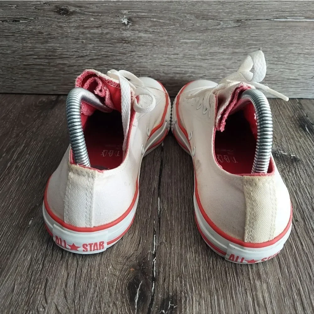 Converse sneakers off